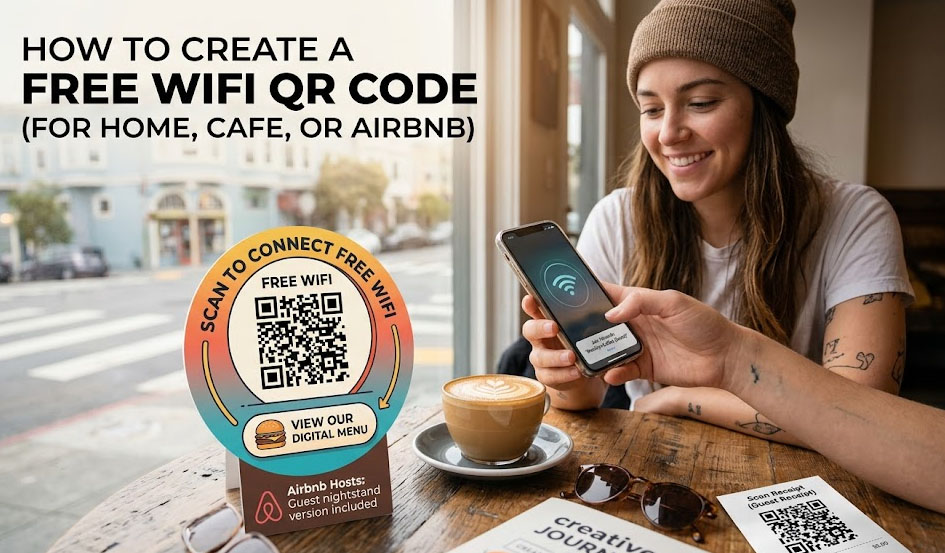 How to Create a Free WiFi QR Code for Your Home, Cafe, or Airbnb How to Create a Free WiFi QR Code for Your Home, Cafe, or Airbnb